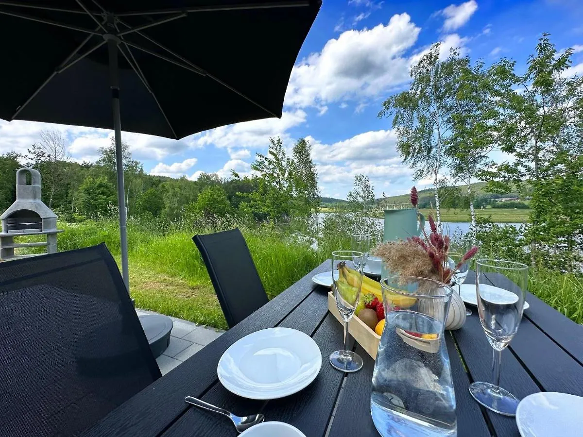 Feriendorf Seeblick - Tiny Chalets Direkt Am See 네운부르그포름발트 펜션