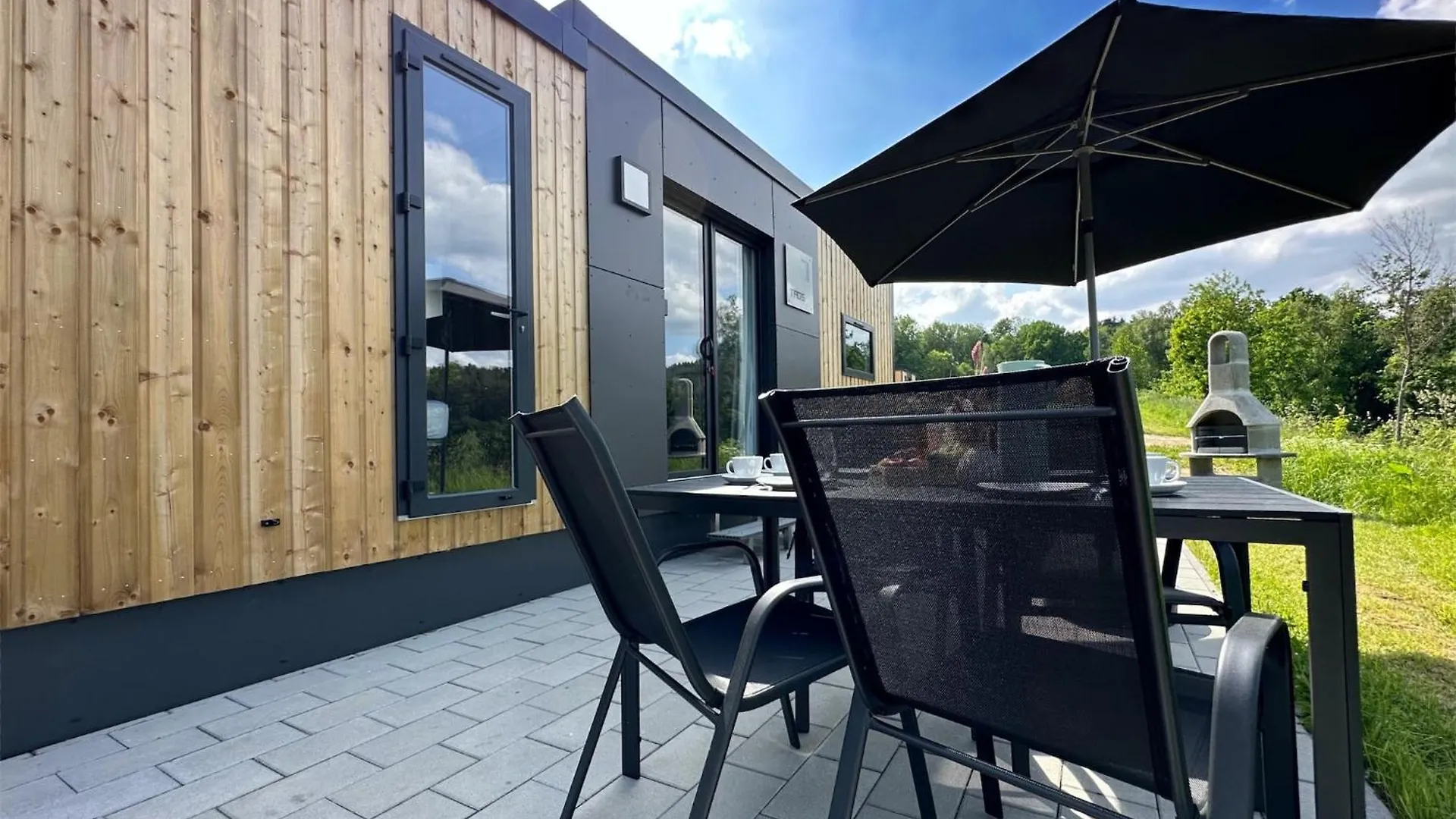 펜션 Feriendorf Seeblick - Tiny Chalets Direkt Am See 네운부르그포름발트 독일